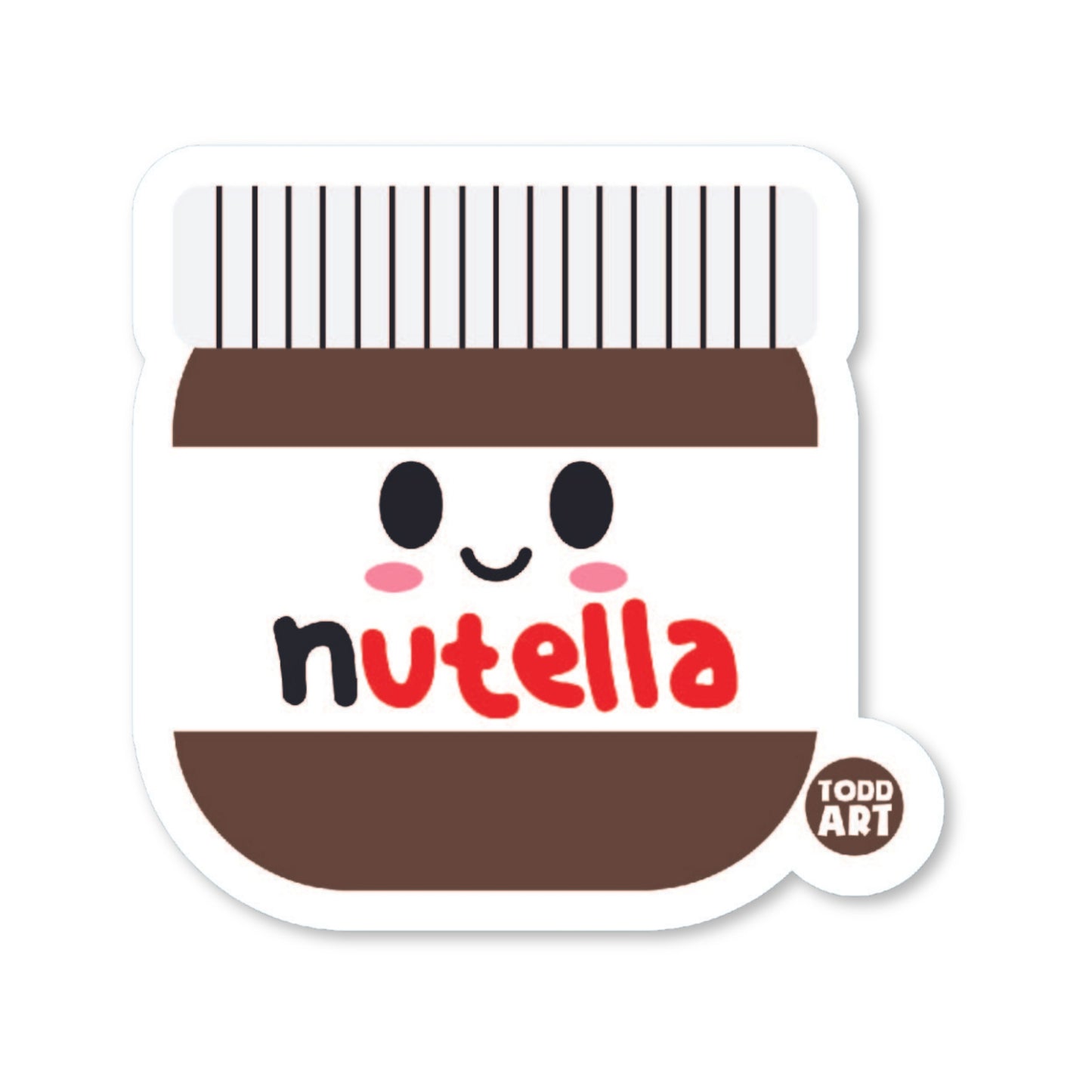 Nutella Jar Vinyl Sticker