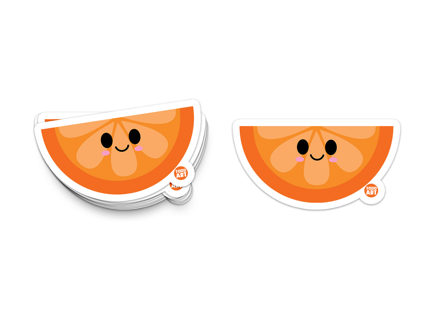 Orange Slice Sticker