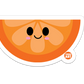 Orange Slice Sticker