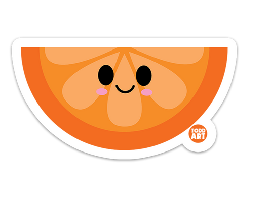 Orange Slice Sticker