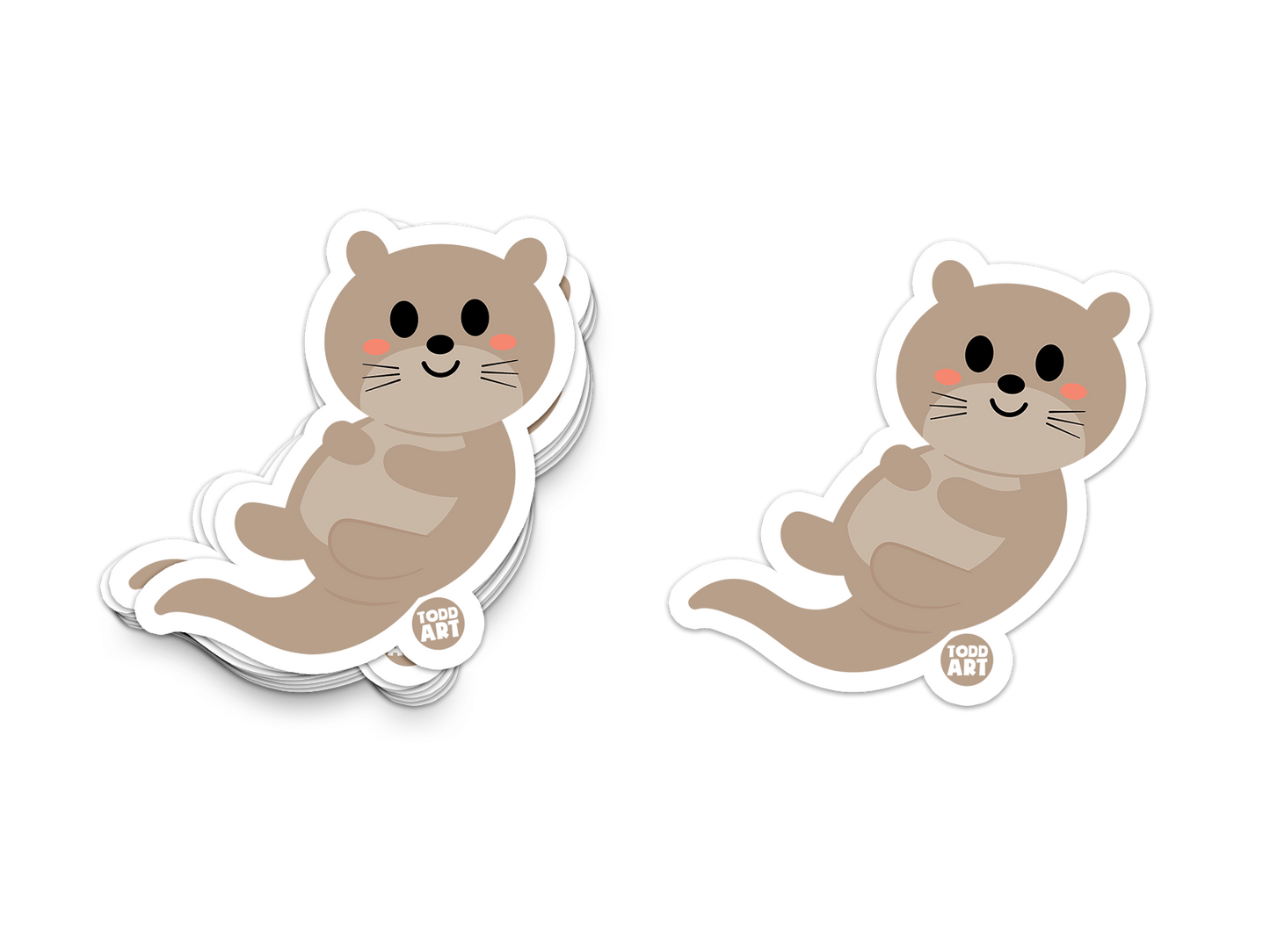 Otter Sticker - 3" Vinyl