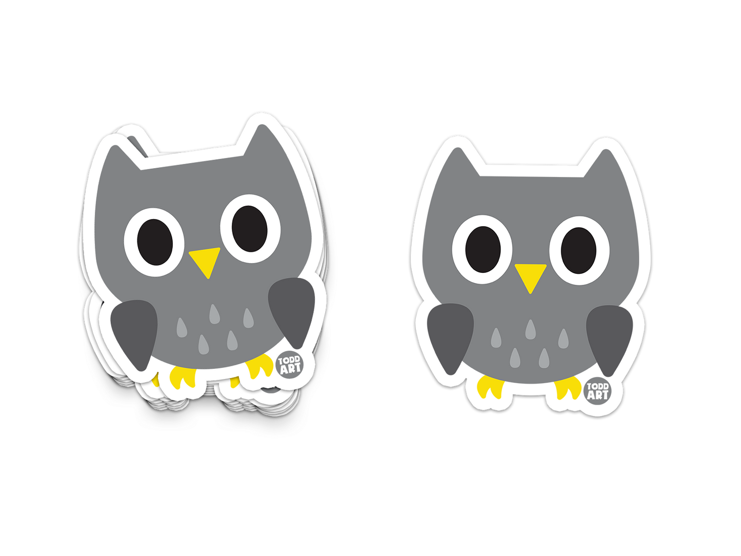 Owl Vinyl Sticker