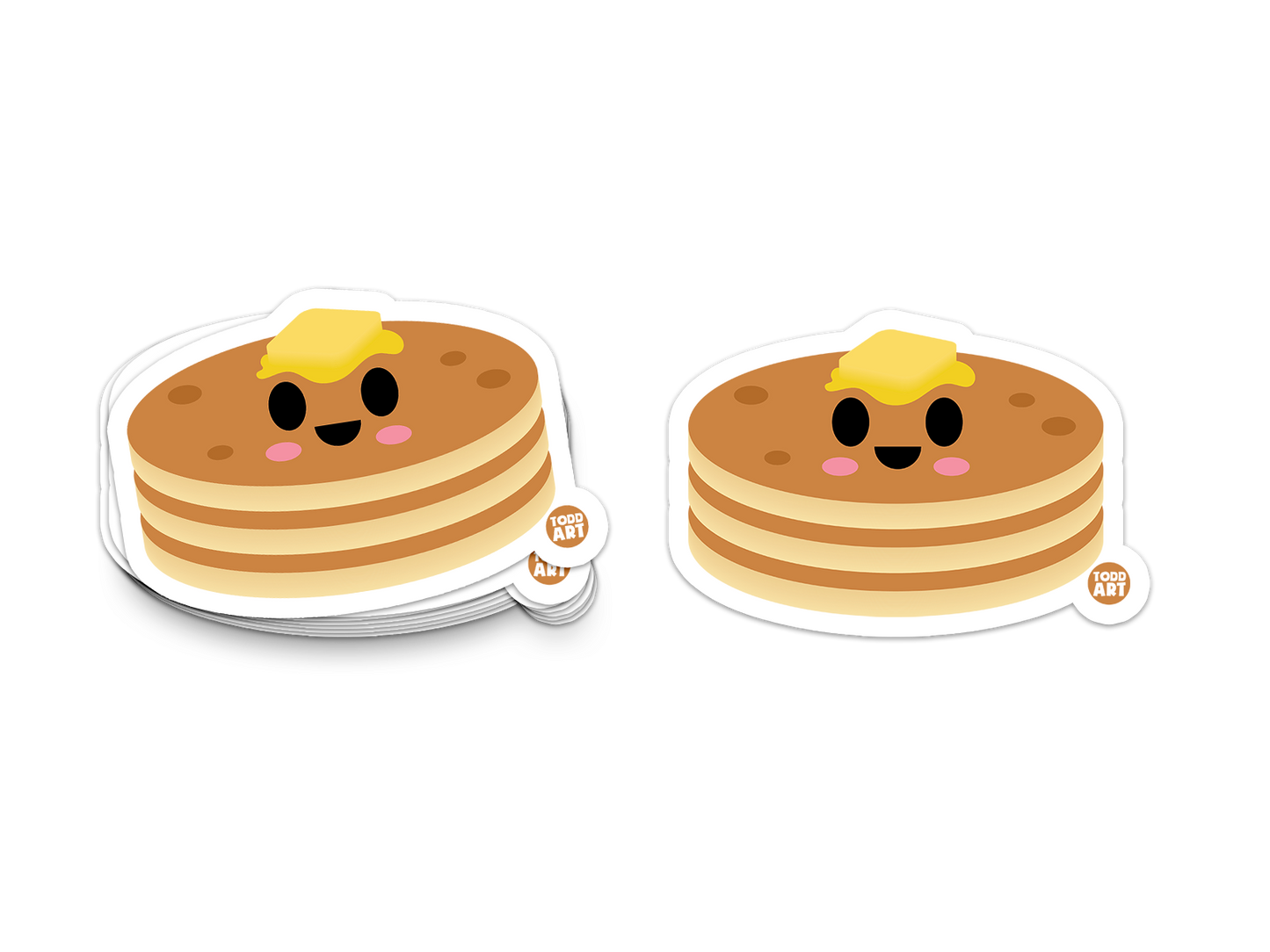 Pancakes Vinyl Sticker