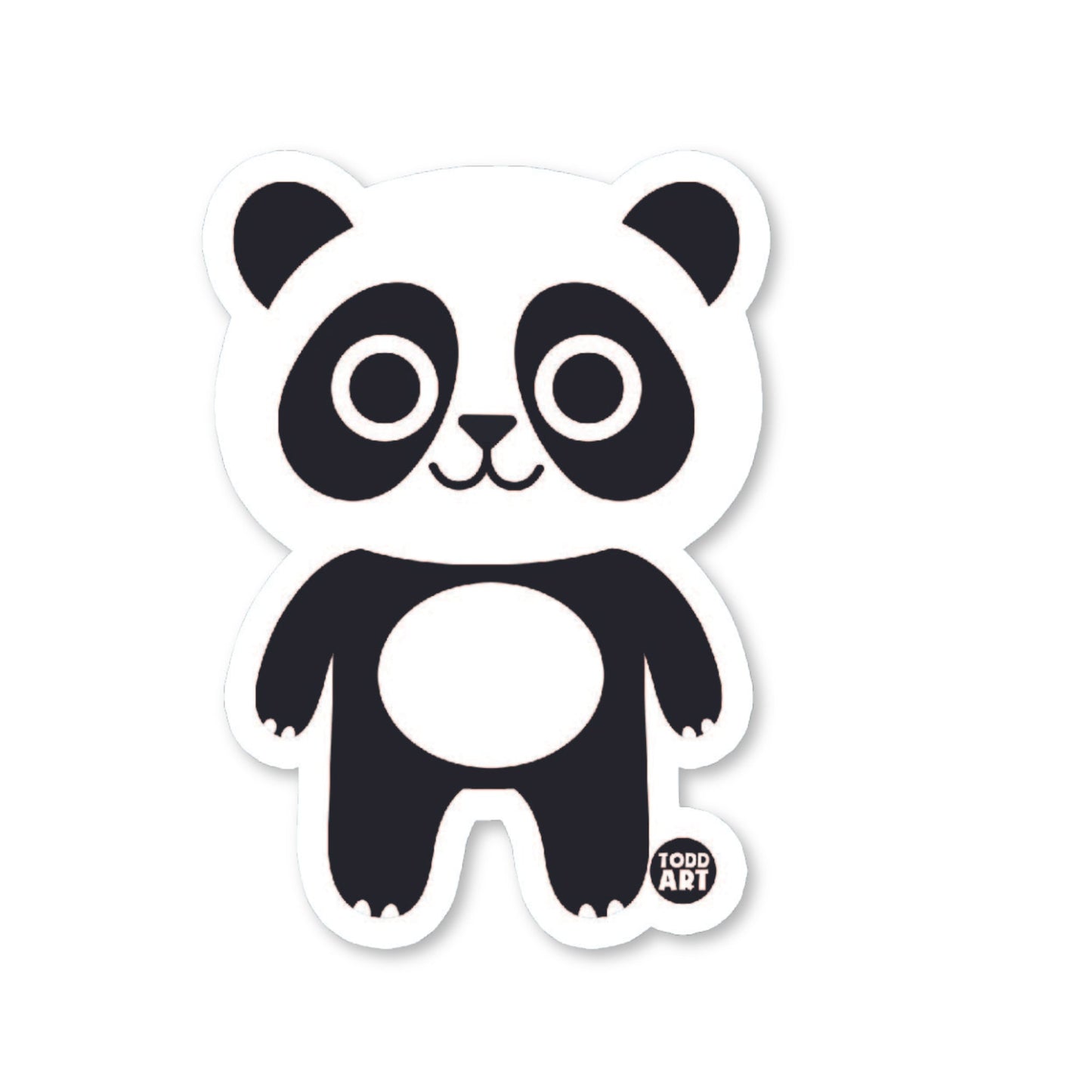 Panda Bear Vinyl Sticker
