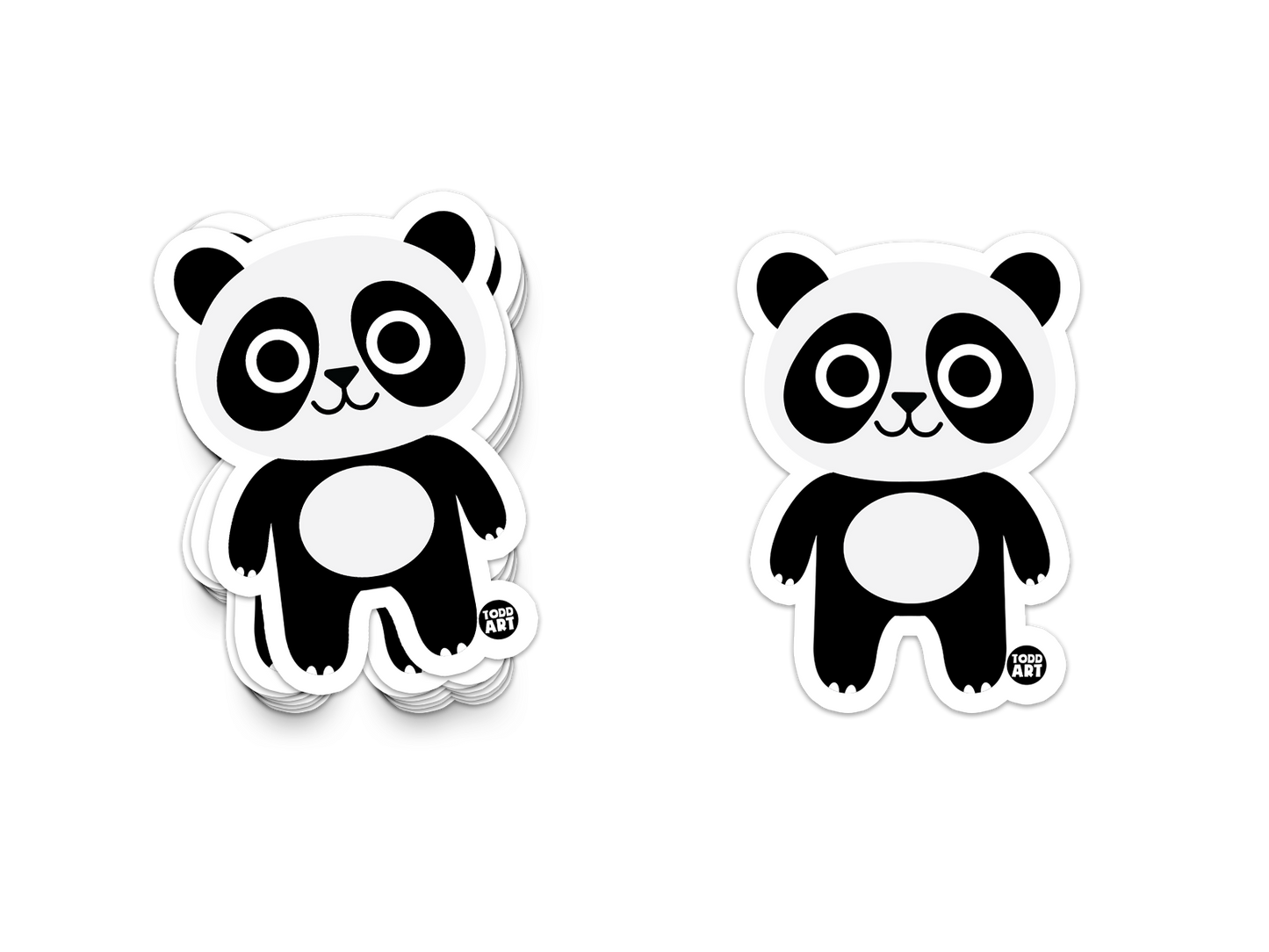 Panda Bear Vinyl Sticker