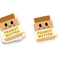 Peanut Butter Jar Sticker