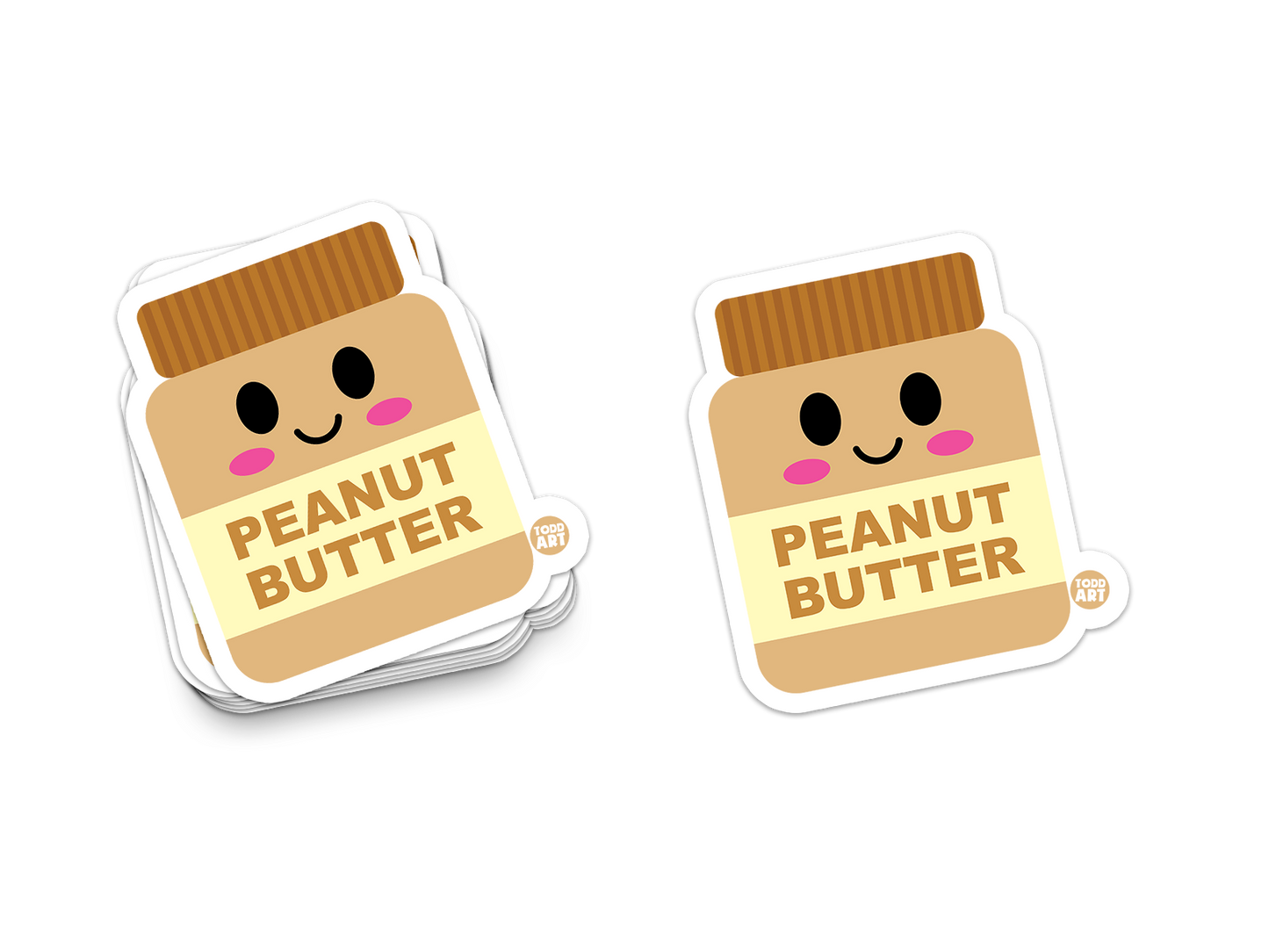 Peanut Butter Jar Sticker