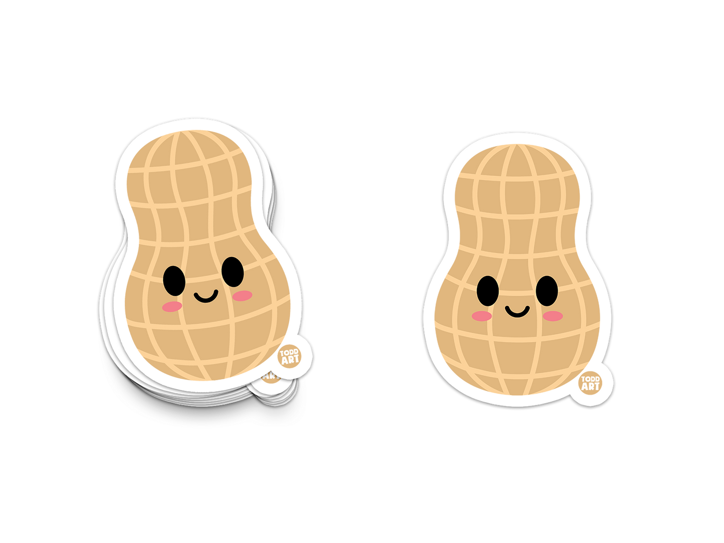 Peanut Vinyl Sticker