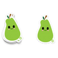 Pear Vinyl Sticker