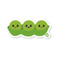 Pea Pod Vinyl Sticker