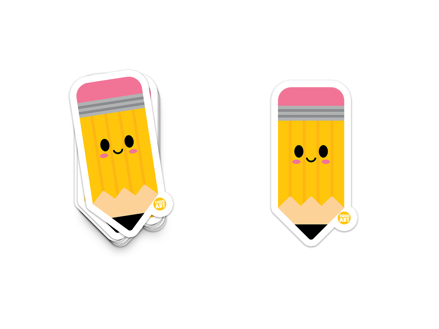 Pencil Vinyl Sticker