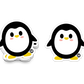 Penguin - 3" Art Sticker