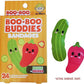 2-Pack Boo Boo Buddies™ Eggplant + Avocado & Pepper + Pickle Shape Bandages Bundle – 48 Ct | Waterproof, Latex-Free Fun First Aid for Kids & Adults