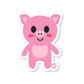 Pig - 3" Art Sticker