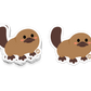 Boo Boo Buddies™ Platypus Vinyl Sticker – Cute Kawaii Platypus Decal, Waterproof 3″ Die‑Cut