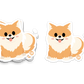 Boo Boo Buddies™ Pomeranian Dog Sticker – Cute Kawaii Pomeranian Vinyl Decal, Waterproof 3″ Die‑Cut
