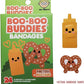 2-Pack Boo Boo Buddies™ Drumstick + Hot Dog and Pretzel + Mustard Bandages | 48 Ct  | Food-Themed Adhesive Bandages for Kids | Waterproof, Latex-Free, Sensitive Skin Safe | Fun First Aid for Cuts & Scrap