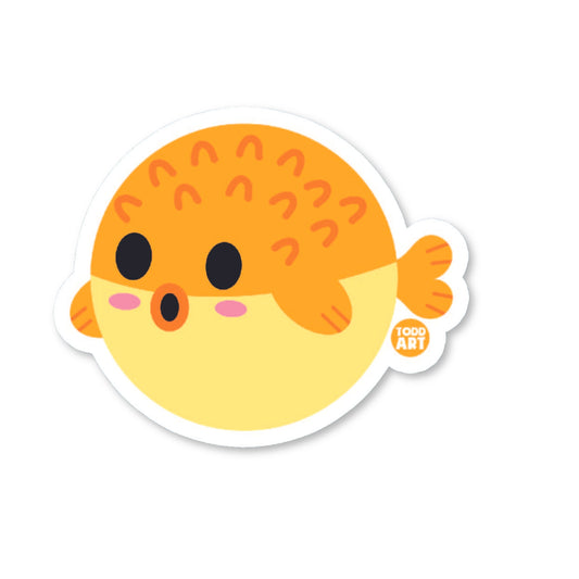 Pufferfish Vinyl Sticker