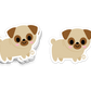 Pug Vinyl Sticker