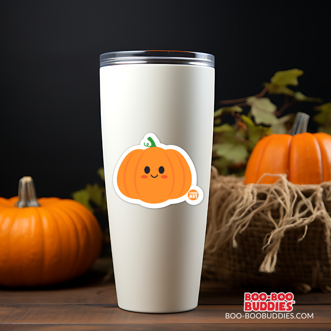 Boo Boo Buddies™ Pomeranian Dog Sticker – Cute Kawaii Pomeranian Vinyl Decal, Waterproof 3″ Die‑Cut