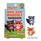Raccoon & Fox Bandages for Kids – Waterproof, Latex-Free, 24 Count | Dr. Todd’s Boo-Boo Buddies®
