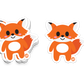 Fox Vinyl Sticker