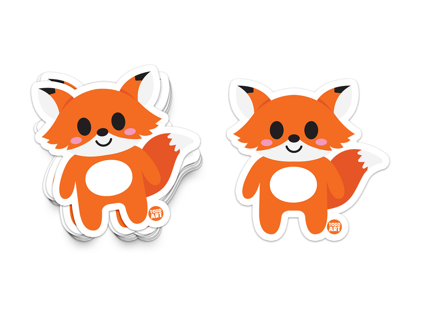 Fox Vinyl Sticker