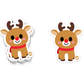Rudolph Reindeer Sticker