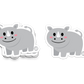Rhino Sticker