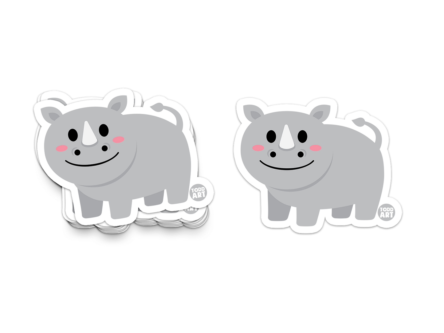 Rhino Sticker