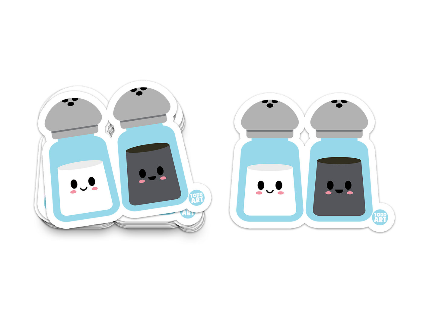 Salt and Pepper Sticker