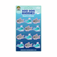 Collectible 1-inch ocean animal stickers of cute sharks and whales from Boo-Boo Buddies, perfect for kids’ crafts, planners, and sea-themed sticker books
