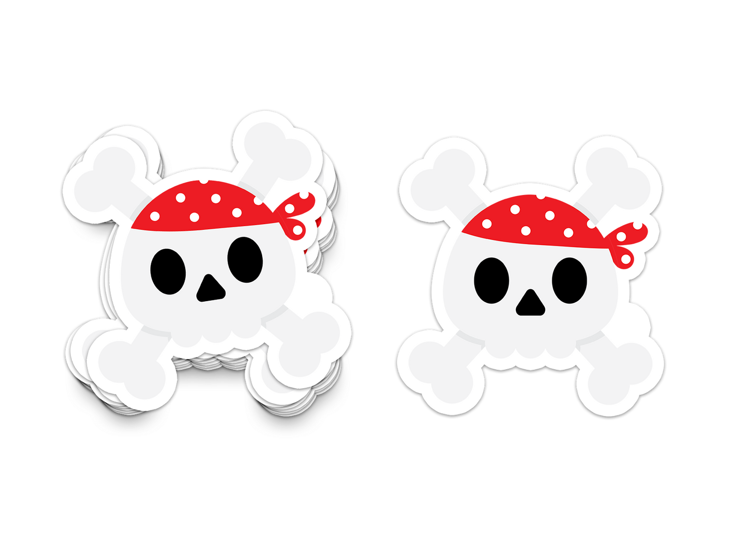 Skull and Crossbone Sticker