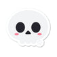 Boo Boo Buddies™ Skull Sticker – Cute Kawaii Vinyl 3″ Die‑Cut, Waterproof & Glossy