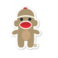 Sock Monkey Sticker