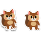 Squirrel Vinyl Sticker – Cute Woodland Animal Sticker