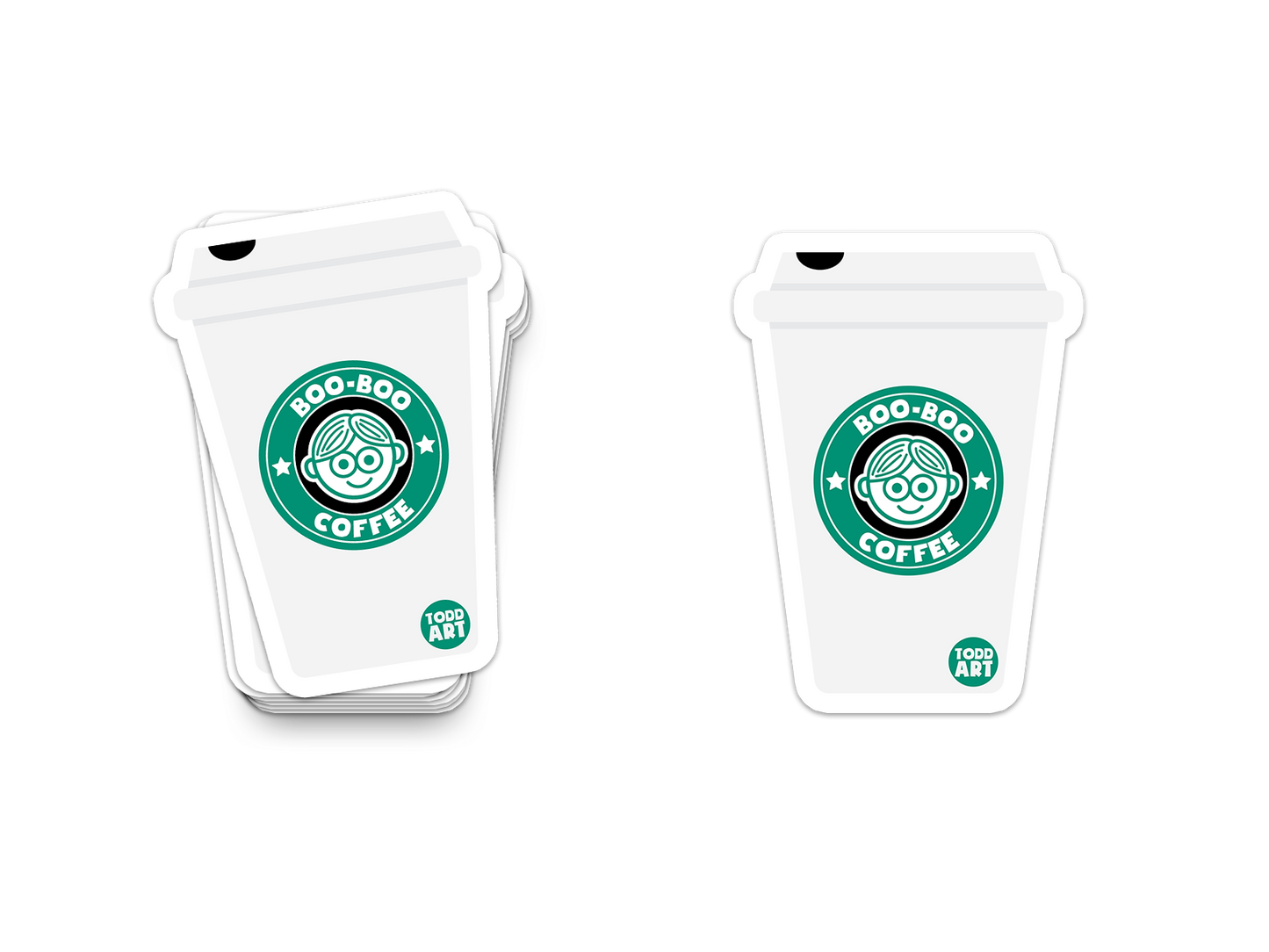 Coffee Cup Vinyl Sticker