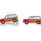 Boo Boo Buddies™ Station Wagon Sticker – Cute Retro Car Vinyl Decal, Glossy Waterproof 3″ Die-Cut