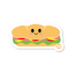 Boo Boo Buddies sub sandwich vinyl sticker — 3″ waterproof, UV‑resistant glossy die‑cut ideal for crafts & planners 
