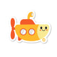 Boo Boo Buddies submarine vinyl sticker — 3″ waterproof, UV‑resistant glossy die‑cut ideal for crafts & planners