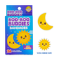 sun-moon-bandage-front, sun-moon-bandage-closeup, sun-moon-bandage-in-use
