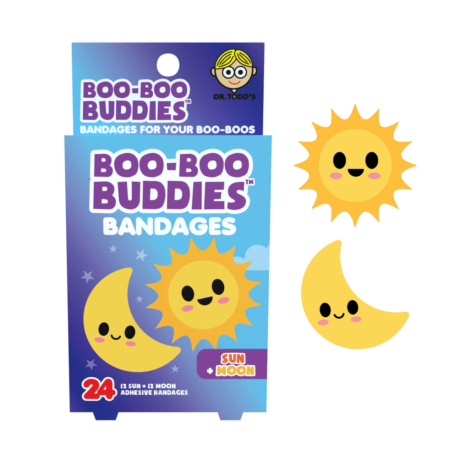 Boo Boo Buddies® Cute Character Bandages – 24 Count (Free Shipping)