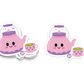 Tea Set Sticker