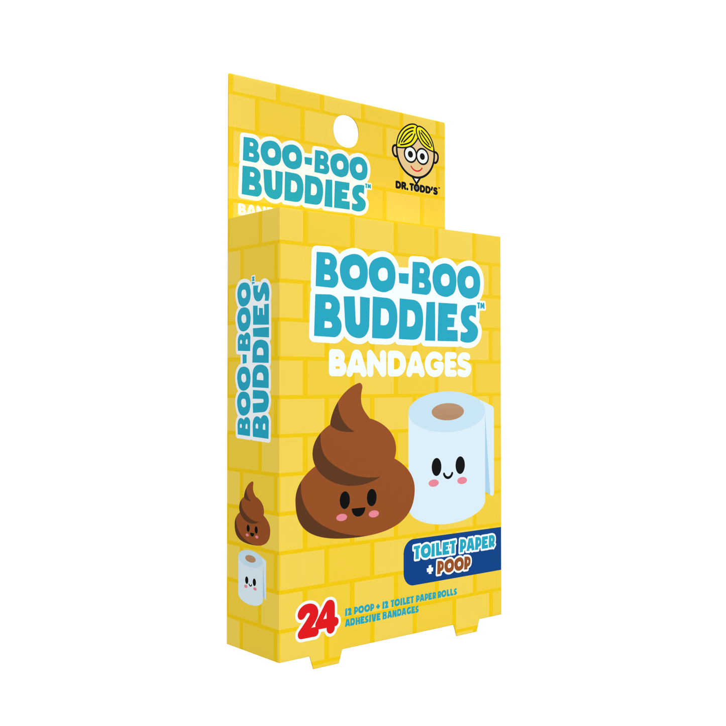 Toilet Paper & Poop Bandages for Kids – Waterproof, Latex-Free, 24 Count