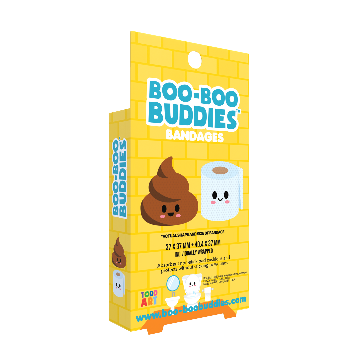 Toilet Paper & Poop Bandages for Kids – Waterproof, Latex-Free, 24 Count