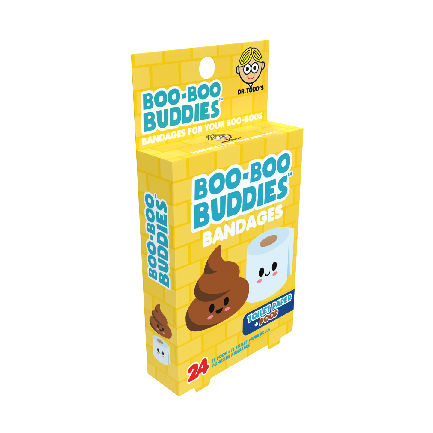 Toilet Paper & Poop Bandages for Kids – Waterproof, Latex-Free, 24 Count