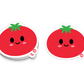Boo Boo Buddies™ Tomato Sticker – Cute Kawaii Vinyl Sticker, Waterproof Glossy 3″ Die‑Cut