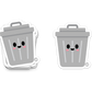 Funny Boo Boo Buddies garbage can sticker – perfect for laptops, water bottles, school supplies, and sticker collectors
