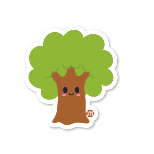 Boo Boo Buddies tree vinyl sticker — 3″ glossy, waterproof, UV-resistant die-cut for crafts and planners