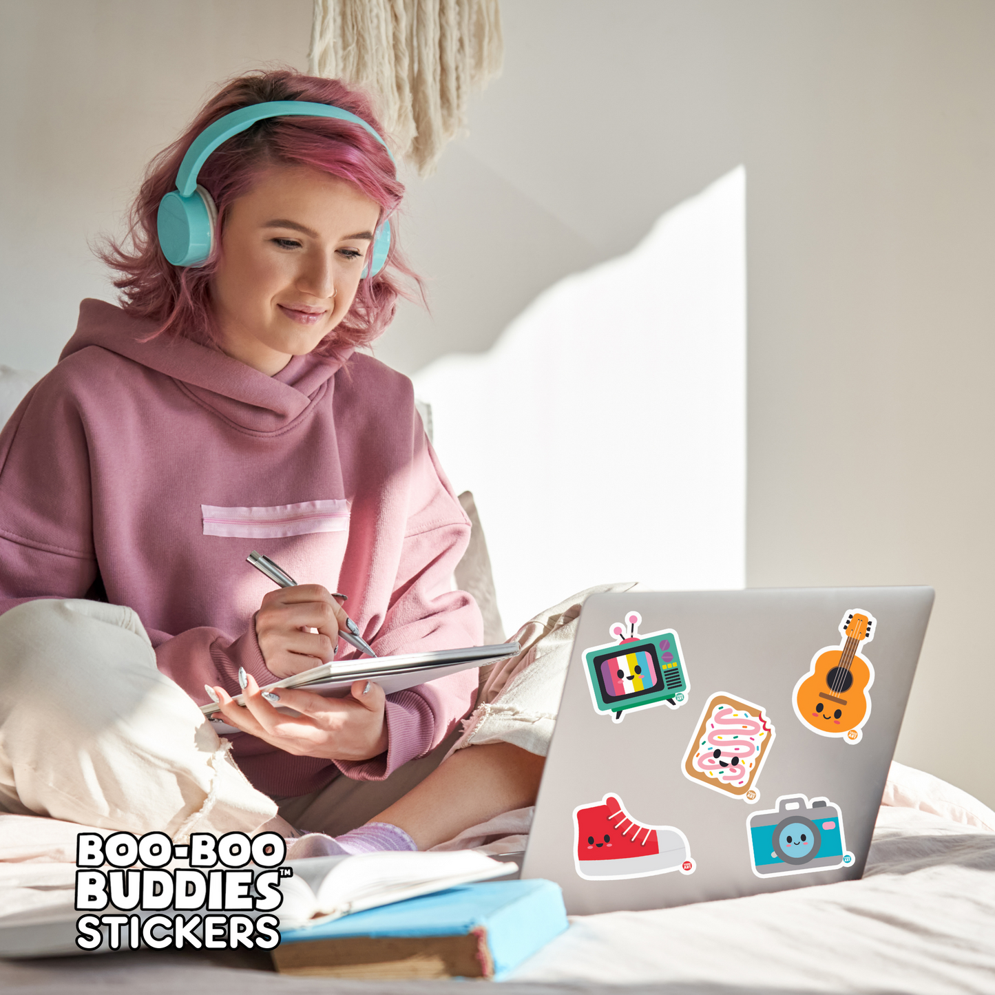 Boo Boo Buddies™ Walrus Sticker – Cute Kawaii Vinyl Sticker, Waterproof Glossy 3″
